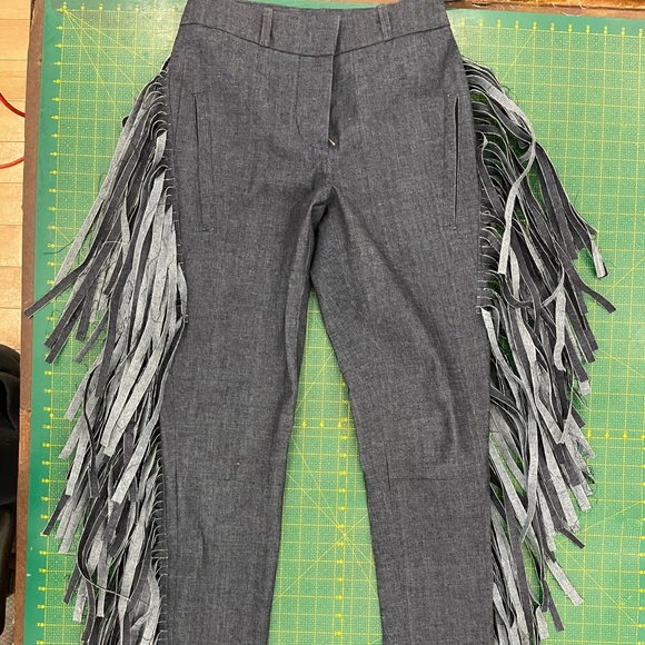 Handmade fringed jeans august 2017 - Picture 1 of 14